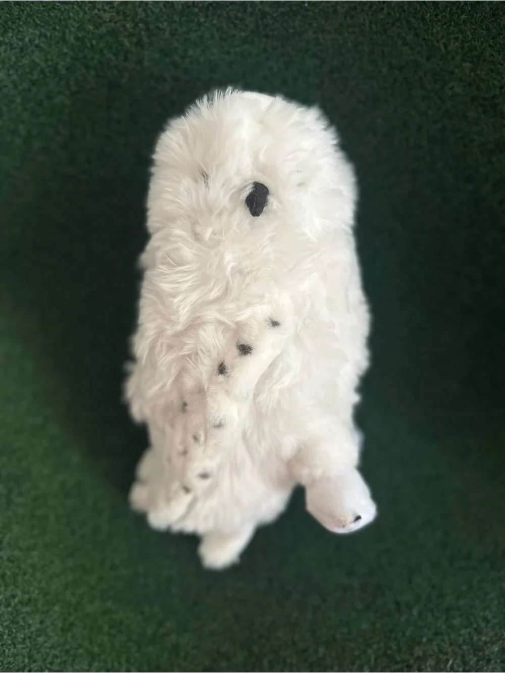 Warner Bros. White Spotted Plush Owl (Harry Potter Tag)